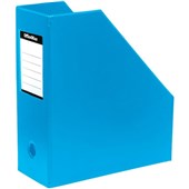 MAGAZINE FILE A4 PVC BLUE