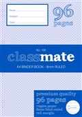 CLASSMATE 108 A4 BINDER BOOK 96 PAGE 8MM RULED
