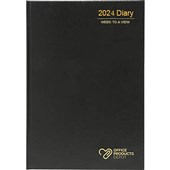 OPD 57ECPBK DIARY WEEK TO VIEW A5 BLACK