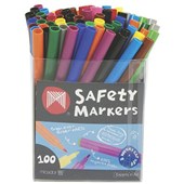 MICADOR SAFETY MARKERS ASSORTED PACK 100