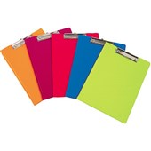 BANTEX FRUITS CLIPFOLDER PVC A4 ASSORTED CARTON 10