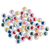 COLORIFIC ROUND MOVING EYES COLOURED PACK 100