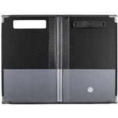 MARBIG SUPERTUFF CLIPBOARD DOUBLE REINFORCED EDGES FOOLSCAP BLACK