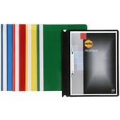 MARBIG DELUXE FLAT FILE A4 BLUE