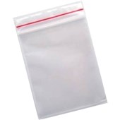 MARBIG RESEALABLE POLYBAGS 45 MICRON 205 X 125MM CLEAR PACK 100