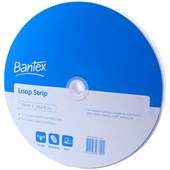 BANTEX LOOP ONLY STRIP 25MM X 25M WHITE