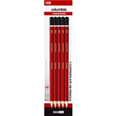COLUMBIA COPPERPLATE HEXAGONAL PENCIL HB PACK 5