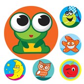 AVERY 69620 MERIT STICKERS MINI ASSORTED 13MM ASSORTED COLOURS PACK 800