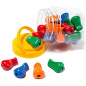 EDUCATIONAL COLOURS ERGO PENCIL GRIPS ASSORTED