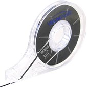 VISIONCHART ADHESIVE WHITEBOARD GRID LINING TAPE 15MM X 13M BLACK HANGSELL