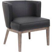 LEO COMFORT TUB CHAIR BLACK