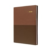 COLLINS VANESSA 345V90 DIARY WEEK TO VIEW A4 TAN