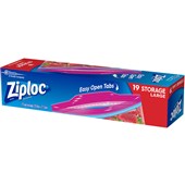 ZIPLOC STORAGE BAG LARGE PACK 19