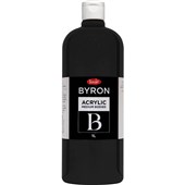 JASART BYRON ACRYLIC PAINT 1 LITRE BLACK