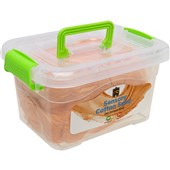 EDUCATIONAL COLOURS SENSORY COTTON SAND 2KG ORANGE