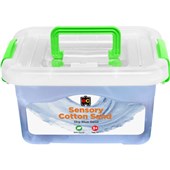 EDUCATIONAL COLOURS SENSORY COTTON SAND 5KG BLUE