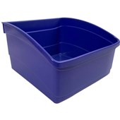 EDUCATION BOOK TUB PLASTIC LARGE BLUE