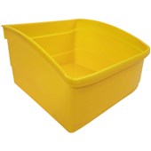 EDUCATION BOOK TUB PLASTIC LARGE YELLOW