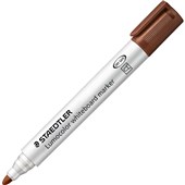 STAEDTLER 351 LUMOCOLOR WHITEBOARD MARKER BULLET BROWN