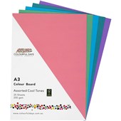 COLOURFUL DAYS COLOURBOARD 200GSM A3 COOL PACK 25