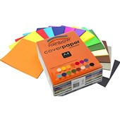 RAINBOW COVER PAPER 125GSM A4 ASSORTED PACK 500