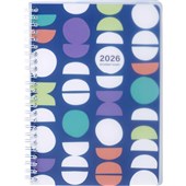 CUMBERLAND 2026 SPIRAL STUDENT DIARY WTV A5 MULTICOLOURED