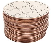 MINI JIGSAW ROUND PACK OF 25