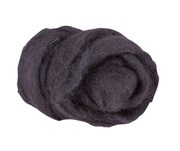 CRAFTINGCOMBED WOOL 100G BLACK