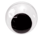 ZART JOGGLE EYES BLACKWHTE STICK ON 8MM 100S