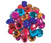 GIANT JEWELS SEW ON 40S ASST