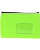OSMER SMALL NEOPRENE NAME CARD PENCIL CASE 230M X 155MM GREEN