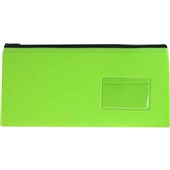 OSMER LARGE NEOPRENE NAME CARD PENCIL CASE 350 X 180MM GREEN