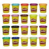 PLAYDOH ASSORTED COLOURS 85G