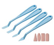 SOFT KNIVES 4PCS  COVERS 8PCS ASSORTED