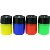 SHARPENER 2 HOLE PLASTIC ABS BARREL