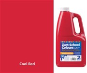 ZART SCHOOL COLOURS PAINT 2L COOL RED