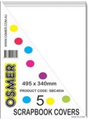 OSMER SCRAP BOOK SLEEVE COVER CLEAR