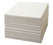 GLAZED TILE 97MM 10S WHITE