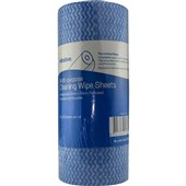 CLEANING WIPES BLUE ROLL OF 50 SHEETS