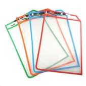 OSMER WRITE  WIPE ERASABLE SLEEVE A4 WITH BLACK MARKER